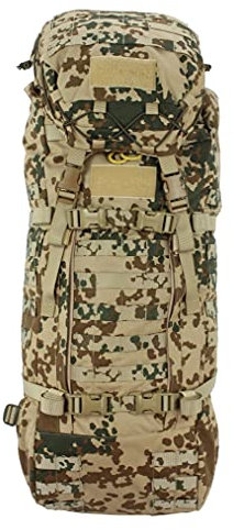 Zentauron Sentinel 55 +10 Liter Taktischer Rucksack mit Molle-System – Robuster Outdoor-Rucksack aus 500D Cordura, Zwei-teilig Gepolstert und Erweiterbar