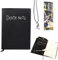 Death Note Notizbuch mit Federstift, für Cosplay-Liebhaber, kann als Tagebuch und Notizbuch verwendet werden (mit Federstift und L-förmiger Halskette)