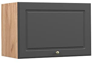 Vicco Hängeschrank Fame-Line, Anthrazit-Gold/Goldkraft Eiche, 60 cm Flach