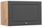 Vicco elément Haut de Cuisine Fame-Line, Anthracite-Or/Chêne de Force doré, 60 cm Plat