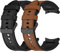 Correa de piel auténtica para Samsung Galaxy Watch 5 Pro/Watch 4 40 mm 44 mm Correa de silicona para Galaxy Watch 4 Classic 2 unidades, Größe L