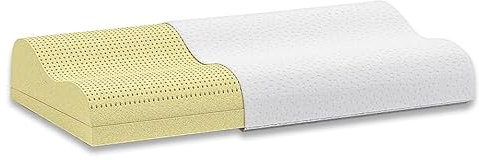 liegegut Orthopädisches Nackenstützkissen Latex Kissen, Nackenkissen Höhenverstellbar, Höhe 8-12cm, 35cm x 65cm