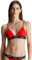 Calvin Klein Damen Triangel Bikini Oberteil ohne Bügel, Rot (Cajun Red), L