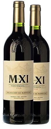 Pesquera MXI Selección de Barricas Tempranillo Ribera del Duero Crianza 75 cl Vino tinto (Caja de 2 Botellas de 75 cl)