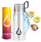 justpod® | Air Borraccia Up To 650ml | +3 POD INCLUSE | Idea Regalo | TOP GUSTI | Senza BPA | Starter Up Set borracce | Frutta