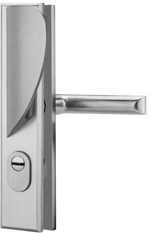 Achkey Poignée de sécurité Modèle, poignée de porte blindée, Ensemble de Poignées Blindées, Alliage d'aluminium haute résistance