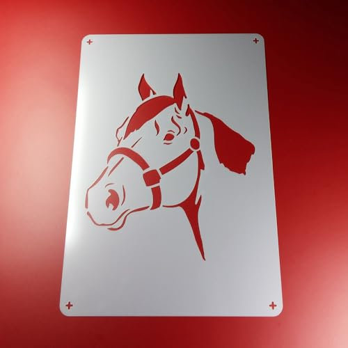 Schablone Pferd Pferdekopf Horse - BV73