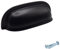 M4TEC Cup Kitchen Cupboard Door Handles, Kitchen Cabinet Door Handles, and Drawers, Bedroom Furniture Black Pull Handles - VG5 Series: 64 mm