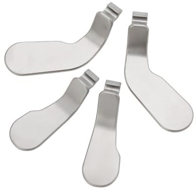 OTOTEC Ensemble de 4 pièces Palettes de Rechange en Acier Inoxydable 2 Palettes Longues Et 2 Courtes en Métal Compatible avec Xbox One Elite Manette Série 1 Modèle 1698