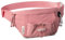 Vulkitty Marsupio per Uomo Donna, Marsupio Rosa con Cintura Regolabile, Jack per Cuffie, Tasche Multiple, Tessuto Impermeabile, per Corsa, Escursionismo, Viaggi