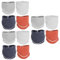 VICASKY 12 Stk Lätzchen Speicheltuch Für Babys Neugeborenes Speicheltuch -bandana Babyhandtuch Handtücher Speichel Des Babytuchs Baumwolle Orange