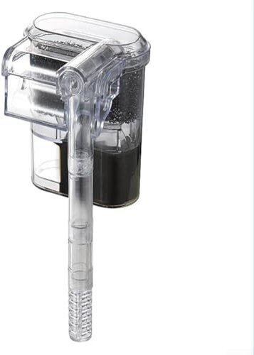 Besttoolifes Slim Aquarium Filter, Klein DC 5V 2.5W 250L/H USB Aquarium Outdoor Filter, Einstellbarer Durchfluss, Leiser Acryl Wasserfall Hang On Filter Für 2-8 Gallonen Becken