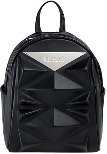 Replay Damen Rucksack Klein, Black 0098 (Schwarz), Einheitsgröße