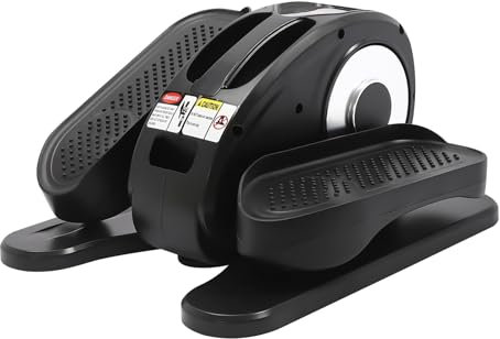 Ellipsentrainer, Elektrischer Mini Ellipsentrainer,Motorisierter Untertisch Ellipsentrainer Tragbarer Beintrainer mit Fernbedienung und Display Ellipsentraine für Senioren Jugendliche und Erwachsene