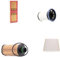 Kit 4 Filtri Tagliando per Alfa Romeo Stelvio e Giulia 2.2 Diesel, Filtro Aria, Olio, Abitacolo, Carburante