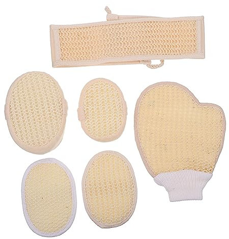 Ipetboom 1 Satz Badetuch exfoliating glove exfoliate gloves skincare set badaccessoires badezusätze set bathsponge Badescheuerstreifen Duschhandschuh Rückenreibestreifen Badversorgung Sisal