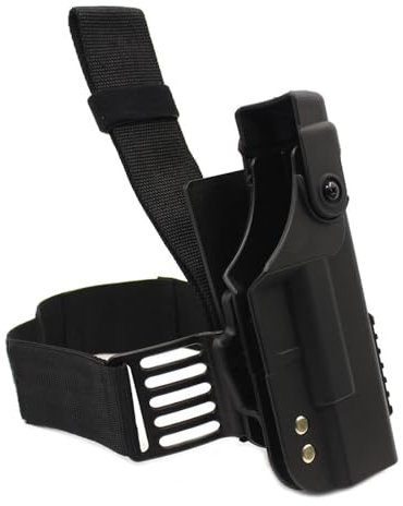 Taktische Drop Leg Holster, Schnellzugriff Waffen Oberschenkelholster, Pistolentaschenhalter Bein Oberschenkel Holster Tasche für G 17 18 19 21 22 23 26 31, Die Meisten Handfeuerwaffen