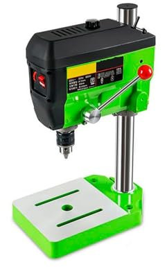 Taladro de Columna, Mini Pequeña Computadora De Escritorio En Miniatura, BG-5168E Taladro De 680 W Taladro De Mesa De 6 Velocidades BG-5168E Taladro, para bricolaje de joyería de metal y madera