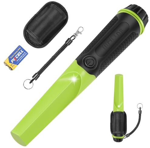 11 Inch Detection Depth Metal Detector Pinpointer for Adults,IP68 Fully Waterproof Handheld Metal Detector Wand,Professional High Accuracy,Adjustable Sensitivity,360° Detection,LED Indicator(DS-2)