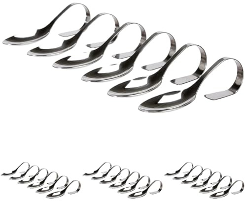 IBILI 731600 Vorspeisenlöffel-Set, Edelstahl, Silber, 15 x 6 x 5 cm, 6-Einheiten (Packung mit 4)