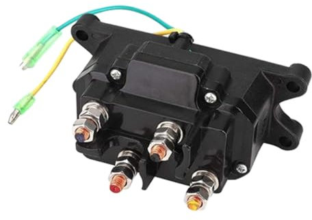 ZUNOXAZ 250a Relais Solénoïde Treuil Solénoïde Treuil Remplacement Pour Camion Atv Utv Bateau Véhicules Contacteur