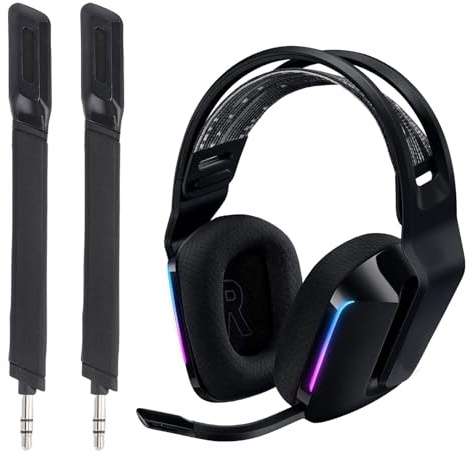 Jectse 2pcs -Mikrofone für G733 Wireless Gaming Headset, Rauschunterdrückung, Verlustfreier Klangtransfer, 3,5 Mm Abnehmbarer Mikrofonersatz für Spiele und Streaming