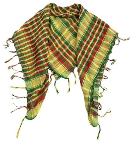 JINQIGG Traditional Arab Shemagh Scarf Wrap Permanent Polyester Fabric Thin For Men Women Kids
