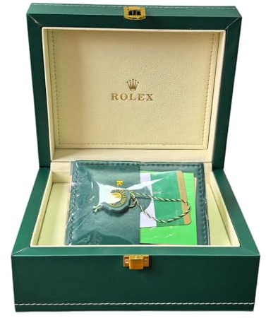 ROUREOX Scatola Regalo Presentazione Orologi Verde Set Imballaggio Completo Custodia Conservazione Supporto Display Set per Rolex