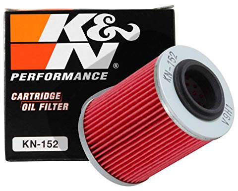 K&N Ölfilter für Motorräder: Für die Verwendung mit synthetischen oder konventionellen Ölen. Für ausgewählte Can-Am, Aprilia, Bombardier Motorräder, KN-152 (Kartusche 56 x 75mm) Einheitsgröße