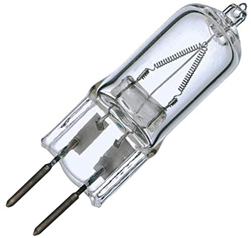Satco S3419 1/Card 120V 100-Watt T4 GY6.35 Base Light Bulb, Clear