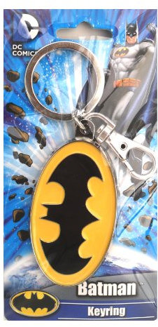DC Comics Porte-clés en étain avec logo Batman Shield