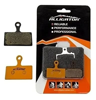 Alligator Organische MTB Fahrrad Scheibenbremsbeläge für Shimano XTR/DeoreXT/SLX/Alfine (1 Paar)