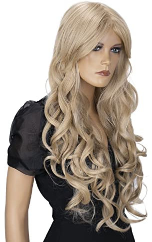 CAISHA Langhaar Perücke Wanda Voluminös Cosplay Show Gelockt Hellblond FS836n