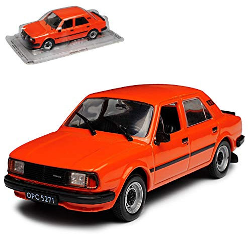 alles-meine.de GmbH ?Koda 120LS Rot Typ 742 Limousine 1976-1990 1/43 Modellcarsonline Modell Auto mit individiuellem Wunschkennzeichen