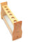 Chiloskit Reagenzglas-Gestell, 21 mm Loch, Holz, Holzhalter, Chemie, Gewürzregal, 25 ml Reagenzgläser, Laborrohrregale, Schreibtisch-Stifthalter (25 ml 6 Fächer)