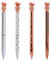 Ananas Kugelschreiber 4 Stücke Metall Kugelschreiber Rose Gold Stifte für Schule Büro Bedarf, 1,0 mm, Schwarze Tinte