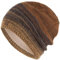 Faera Mütze Damen Wintermütze Mehrfarbig warm gefüttert Fleece-Futter Winter Herbst Strickmütze Beanie Haube Mädchen 57, Farbe:Sand