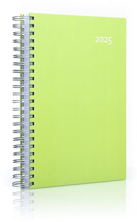 2025 Der GROSSE Dicke – DIN A4 Kalender - FRÜHLINGSGRÜN (green) von edition cumulus – MADE IN GERMANY - großzügiger Platz für deine täglichen Termine - perfekt für Büro und Zuhause