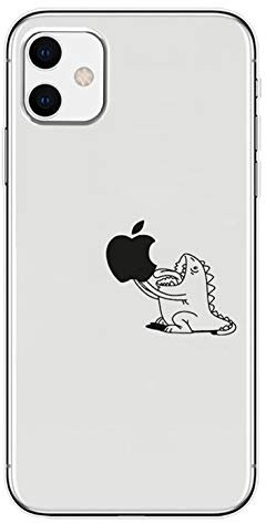 Emlivi iPhone 8 Case, iPhone 7 Case One-Piece Transparent Protective Case Crystal Clear Mobile Phone Case for Apple iPhone 7/8 (4.7 Inches) - Dinosaur