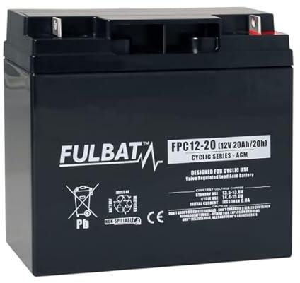 FULBAT - BATTERIE AGM FULBAT FPC12-20 12V 20AH