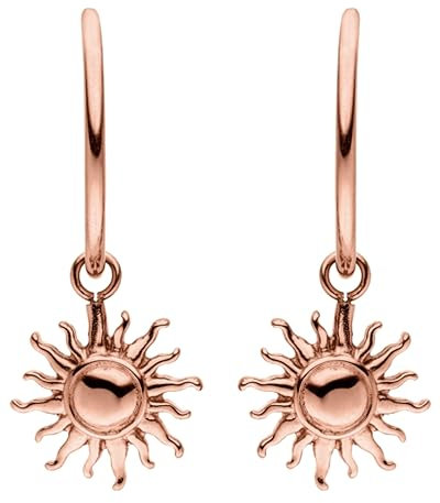 PURELEI® Sun Ohrringe (Roségold) – Damenohrringe aus langlebigem Edelstahl – Wasserfeste Ohrringe Damen – Modeschmuck für deinen individuellen Look