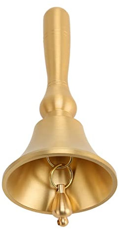 Handglocke, Messing-Rufglocke, Abendessenglocke, Restaurant-Serviceglocke, Goldene Dekorative Hochzeitsglocken, Serviceglocke, Rufglocke, Weihnachtsglocke, Abnehmbar