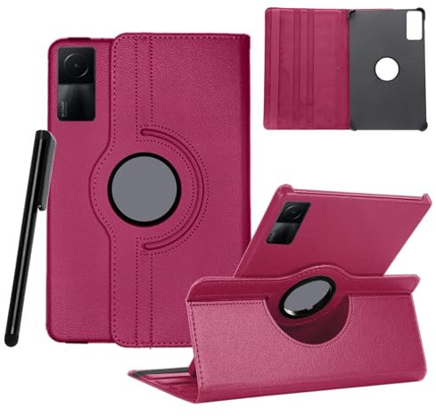 Heremore Coque de Protection pour Xiaomi Redmi Pad SE 11 Pouces Tablette 2023, Housse Support Rotatif 360°, Etui Protection PU Cuir