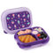 wooshwa Fiambrera Infantil - Bento Snack Lunch Box - Loncheras para Niñas Niños - Caja Almuerzo Infantil con Compartimentos - Sin BPA y apta para Lavavajilla - 745ml - Sirena Púrpura