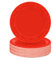 PARTY GO 100 Pcs 9 Paper Plates for Dinner and Dessert, Disposable Plates Party Supplies Pack for Graduation Holiday Wedding Birthday Party Baby Shower Decorations, Red