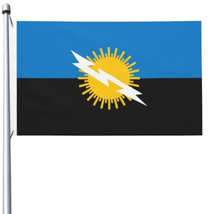 Bandera Jardín Estado Zulia Colores Vibrantes Banderas Resistente A La Decoloración Uv Bandera Para Jardín Fiesta Desfiles 3X5Ft
