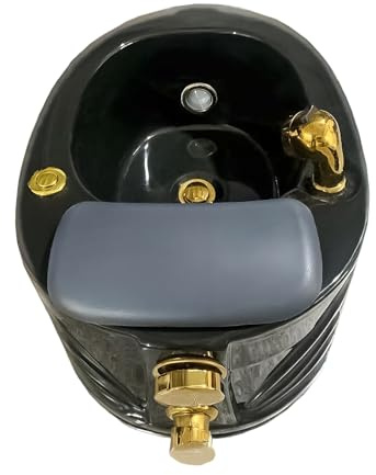 Heated Foot Spa with Bubble Jet Massage, Professional Pedicure Bath Basin with LED Indicator & Portable Design, Deep Relaxation Foot Bath Tub for Personal Care and Stress Relief Onyx