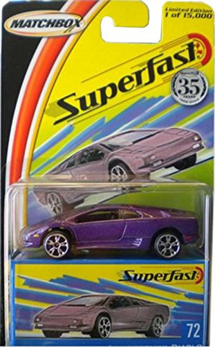 2004 Matchbox Superfast Lamborghini Diablo Lila #72