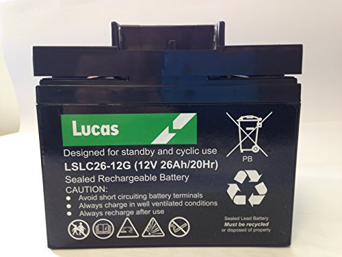 LUCAS 26AH GOLF TROLLEY BATTERY FITS POWAKADDY