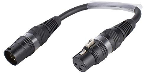 Sommer Cable Adapterkabel XLR 3-pol female auf XLR 5-pol Stecker male 15cm